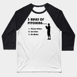 Rules of Pitching Baseball T-Shirt